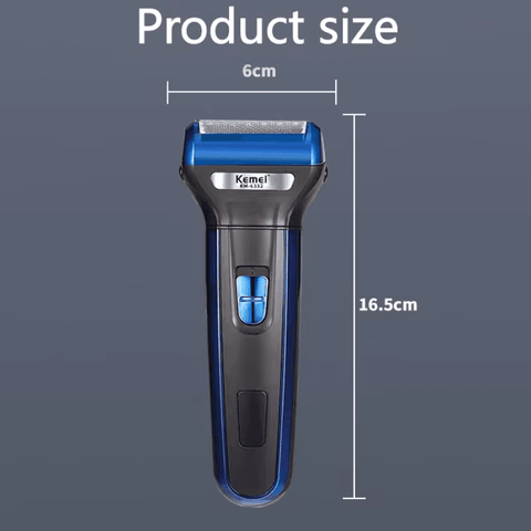 Kemei KM-6332 3-In-1 Rechargeable Electric Shaver & Trimmer – Multi-Function, Rechargeable, Ergonomic Design | Shaver & Trimmer