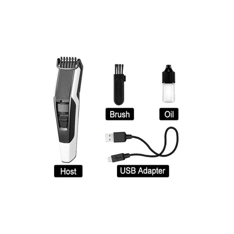 Kemei KM-634 Professional USB Hair Trimmer – USB Charging, Precision Cutting, Ergonomic Design | Hair Trimmer