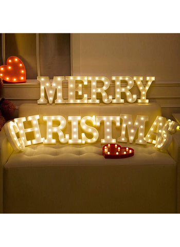 LED Alphabet Letter Lights – Light-Up Marquee Letters for Night, Wedding & Party | Battery-Operated & Fun Decor