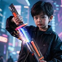 LED Spark & Steam Sword