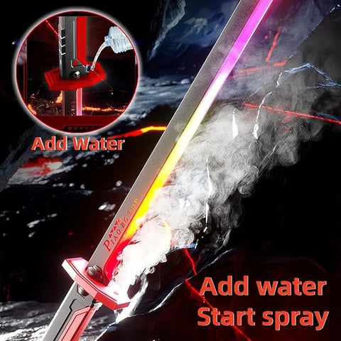 LED Spark & Steam Sword