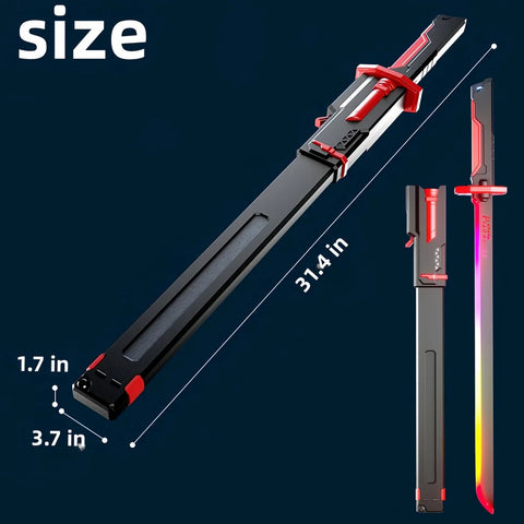 LED Spark & Steam Sword