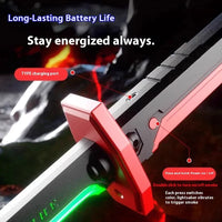 LED Spark & Steam Sword