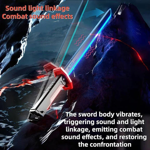LED Spark & Steam Sword