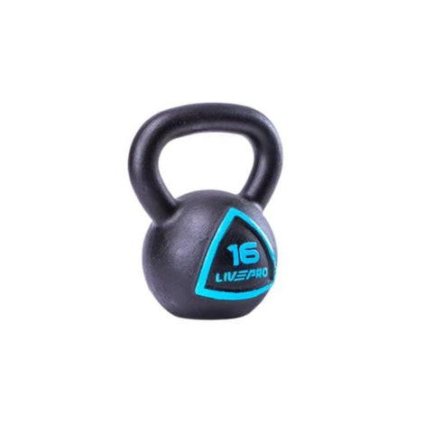 LIVEPRO Kettlebell Iron Man – Cast Iron Kettlebell for Full-Body Strength Workouts