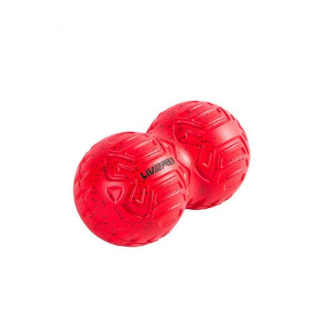 LIVEPRO Massage Peanut Ball – Double Lacrosse Ball Design, Deep Tissue Massage, Portable – Ideal for Muscle Relaxation