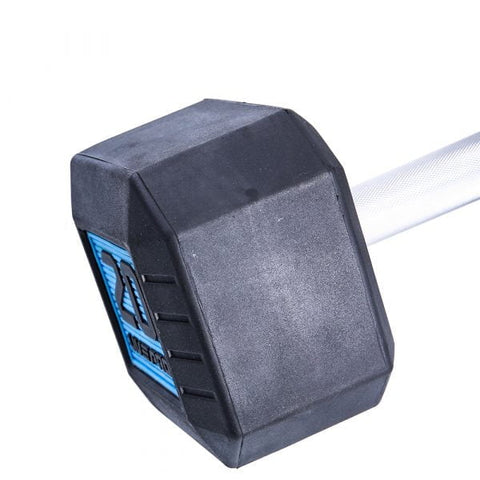 LIVEPRO Premium Square Rubber Dumbbell – Durable Fitness Weight for Strength Training