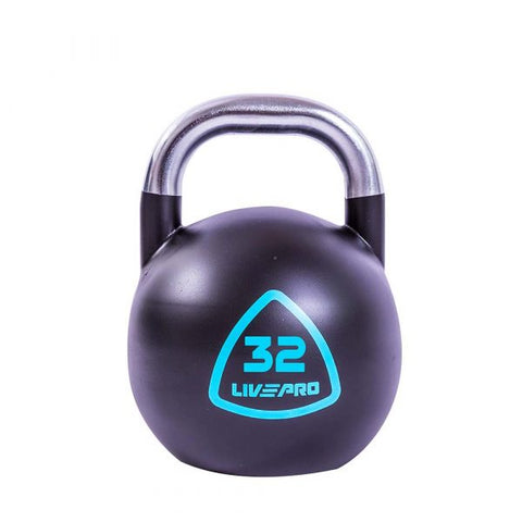 LIVEPRO Steel Competition Kettlebell – Precision Weight, Ergonomic Handle, Durable Finish – Perfect for Competitive Training