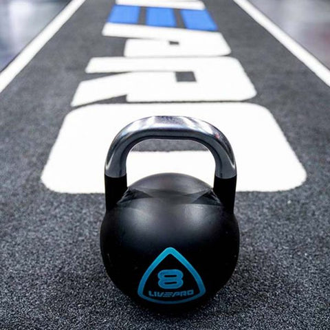 LIVEPRO Steel Competition Kettlebell – Precision Weight, Ergonomic Handle, Durable Finish – Perfect for Competitive Training