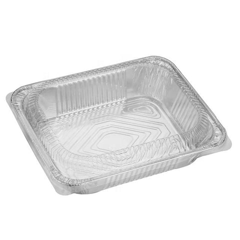 Large Disposable Aluminum Food Pan with Transparent Lid 6000ml – 6000ml Large Disposable Aluminum Food Pan with Lid – Disposable Food Packaging | Disposables