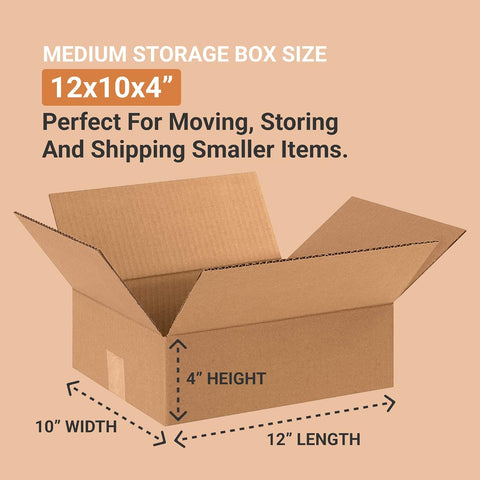 Large Shipping Box Corrugated 20Pcs – Heavy-Duty Corrugated Cardboard, Large Size, Ideal for Bulk Shipments – Shipping Box | Ideal for Large Orders