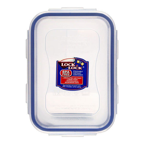 Lock & Lock Air Tight Rectangular Short Food Container – Space-Efficient, Secure Seal, BPA-Free – Perfect for Food Storage and Leftovers