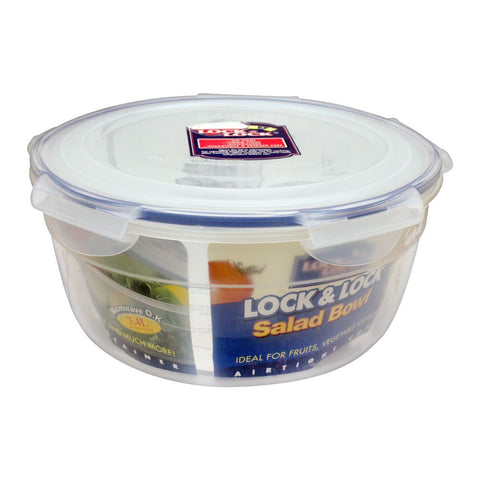 Lock & Lock Air Tight Round Salad Bowls – Large Capacity, Secure Seal, BPA-Free – Salad Bowl | Great for Family Meals