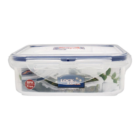 Lock & Lock Air Tight Square Short Food Container – Secure Seal, BPA-Free, Compact Design for Fresh Food Storage and Convenient Organization