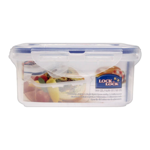 Lock & Lock Air Tight Square Short Food Container – Secure Seal, BPA-Free, Compact Design for Fresh Food Storage and Convenient Organization