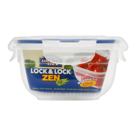 Lock & Lock Air Tight Square Zen Style Container 520ml – Modern Design, Secure Seal, BPA-Free – Food Storage Container | Perfect for Stylish Storage