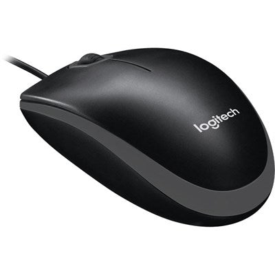 Logitech B100 Optical USB Mouse – Reliable Wired Mouse, 800 DPI Optical Sensor, Comfortable Grip, Simple and Durable Design – Great for Home or Office