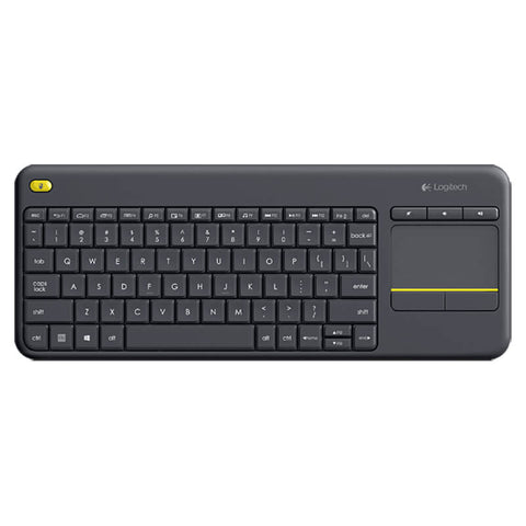 Logitech K400 Plus Wireless Touch Keyboard – Integrated Touchpad, Wireless Connectivity, Compact Design | Keyboard