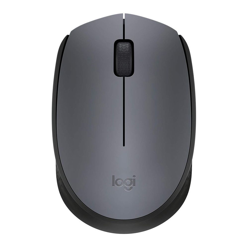 Logitech M171 Wireless Mouse – Black/Grey, Compact Design, 2.4 GHz Wireless Connection, 12-Month Battery Life – Ideal for Everyday Use | Model: M171