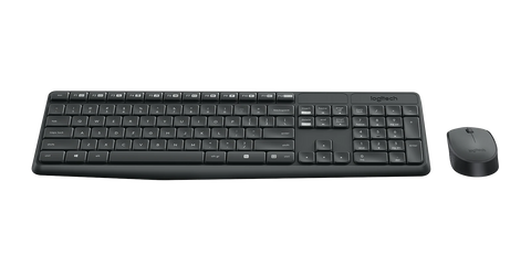 Logitech MK235 Wireless Keyboard and Mouse – Durable Build, Wireless Connectivity, Ergonomic Combo Set | Keyboard and Mouse