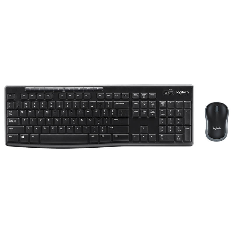 Logitech MK275 Wireless Keyboard and Mouse Combo – Wireless Design, Compact and Portable, Combo Set | Keyboard and Mouse