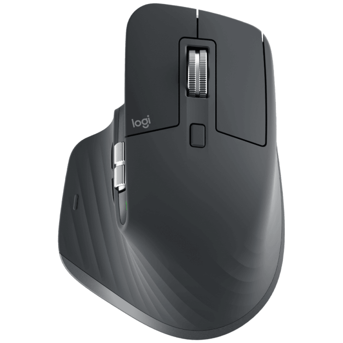 Logitech MX Master 3S – Advanced Wireless Mouse, Ergonomic Design, 8 Customizable Buttons, 4000 DPI Darkfield Sensor, Ideal for Power Users