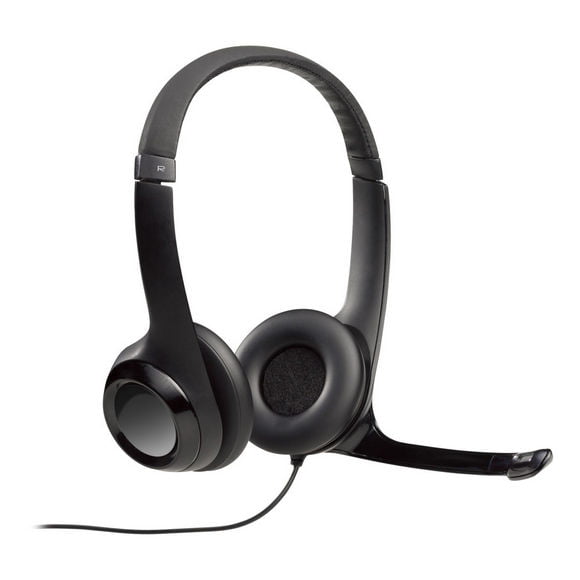 Logitech USB Headset H-390 – Noise-Cancelling Mic, USB Connectivity, Comfortable Design – Audio | Perfect for Professional Use | H-390