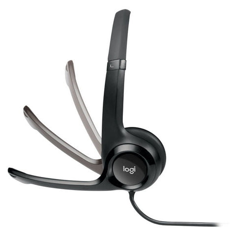 Logitech USB Headset H-390 – Noise-Cancelling Mic, USB Connectivity, Comfortable Design – Audio | Perfect for Professional Use | H-390