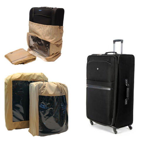 Luggage Dust Cover (‘OFF’ Travel) – Protective Bag for Keeping Luggage Clean and Dust-Free, Luggage Covers