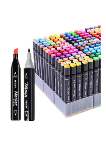 M&G Double Tip Markers Multiple Set – Dual-Tip Design, Bold Colors, Durable – Great for Art and Craft Projects | Versatile and Reliable