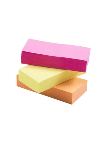 M&G Neon Sticky Notes – 51 x 25 mm, 100 Sheets, 3 Colors – Bright, Durable, Versatile – Perfect for Office, School, and Home Use | Convenient and Handy