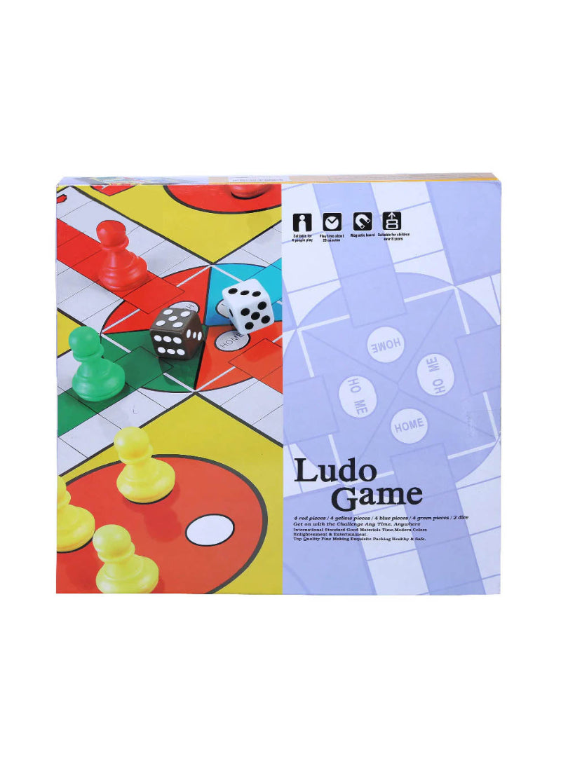 Magnetic Board Ludo Game. Compact & Travel-Friendly, Classic Family Fun | Durable & Easy to Play