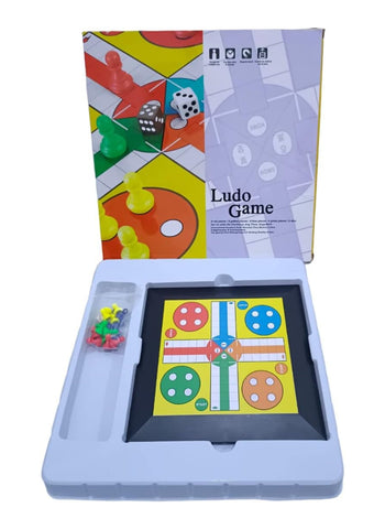 Magnetic Board Ludo Game. Compact & Travel-Friendly, Classic Family Fun | Durable & Easy to Play