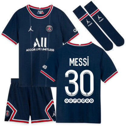 PSG Messi Kit Kids Digital Printed – Authentic, Comfortable, Stylish – Ideal for Young Fans | Replica