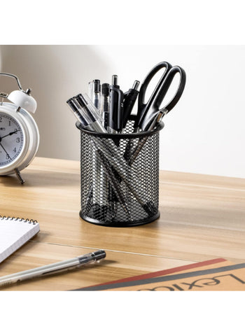 Metal Mesh Pen Holder – Multifunctional Desk Organizer, Pen and Pencil Holder, Office Accessories – Stylish and Durable | Ideal for Office, School, and Home