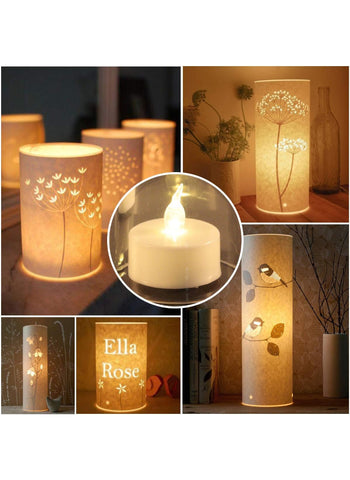 Mini LED Tea Light Candles – Pack of 4, Battery-Operated, Flameless Design | Ideal for Decor & Celebrations