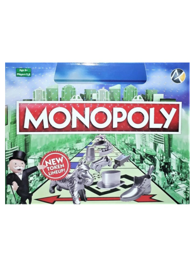 Monopoly Board Game. Classic Real Estate Trading Game, Fun for All Ages | Ideal for Family Game Nights