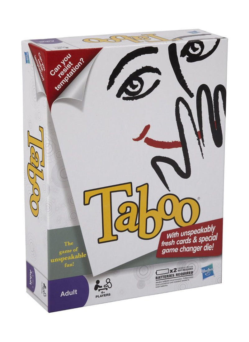 Hasbro Adult Taboo Board Game – Word Guessing, Team Play, Challenging Fun – Party Game | Avoid the Forbidden Words