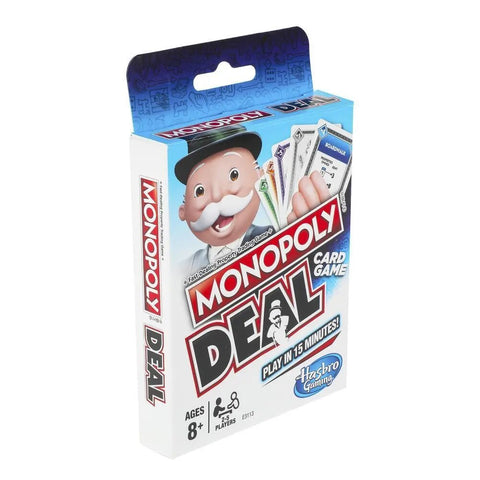 Monopoly Deal – Fast-Paced Card Game for Quick Property Trading Fun, Perfect for Family Game Nights and Easy Play