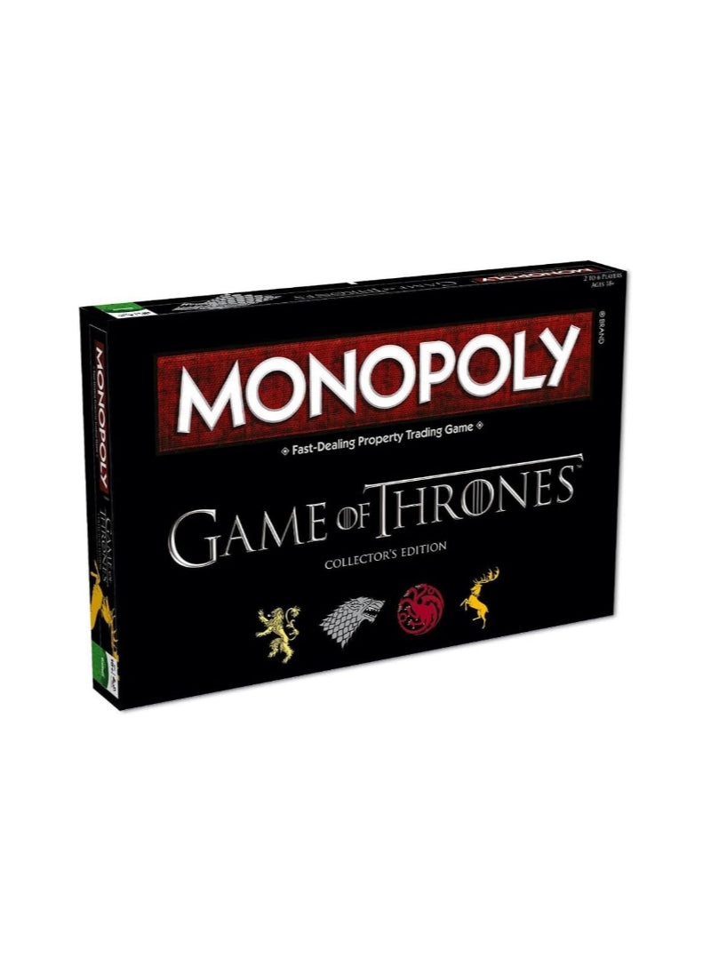 Monopoly Game Of Thrones Board Game. Iconic Strategy Game with Fantasy Twist | Perfect for Fans of the Series