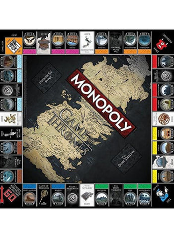 Monopoly Game Of Thrones Board Game. Iconic Strategy Game with Fantasy Twist | Perfect for Fans of the Series