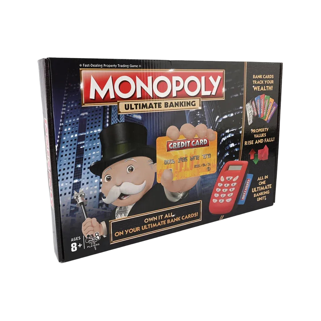 Monopoly Ultimate Banking Board Game With Credit Card