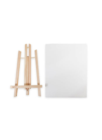 Mont Marte Easel and Canvas Discovery Large 30x40cm (11.8 x 15.7in) CMRD0090 – Complete Set, Sturdy Easel, Quality Canvas – Ideal for Beginners & Kids | Ready-to-Use Painting Kit