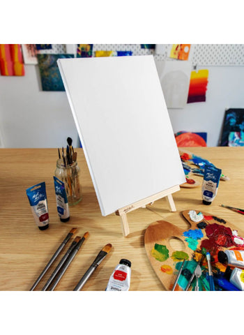 Mont Marte Easel and Canvas Discovery Large 30x40cm (11.8 x 15.7in) CMRD0090 – Complete Set, Sturdy Easel, Quality Canvas – Ideal for Beginners & Kids | Ready-to-Use Painting Kit