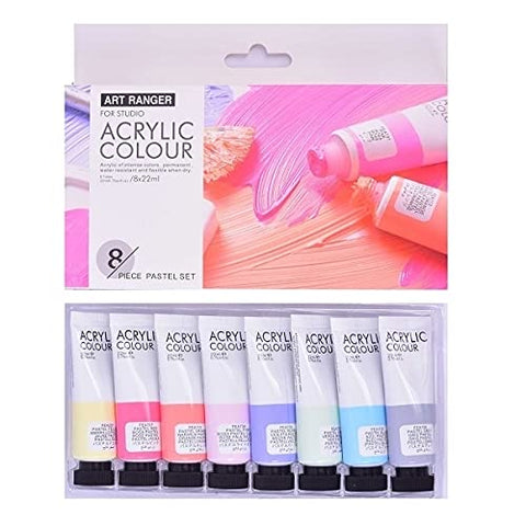 Mont Marte Metallic Acrylic Set PMFL8181 – Vibrant Metallic Palette, High Pigment, Versatile Use – Acrylic Paint Set | Great for Stunning Finishes