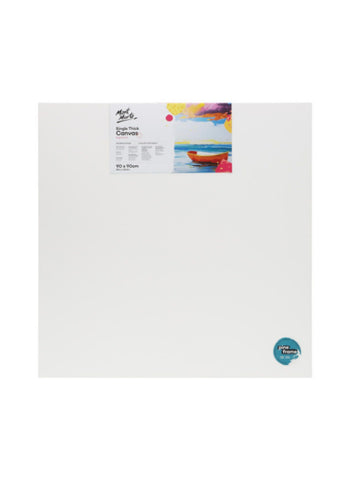 Mont Marte Single Thick Canvas Signature (35.4 x 35.4in) – Large Size, Durable Frame, Premium Cotton – For Professional Artists | Ready to Paint