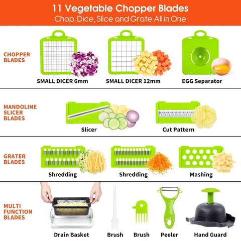 Multifunctional Vegetable Chopper & Slicer