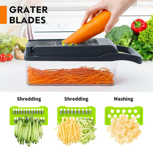 Multifunctional Vegetable Chopper & Slicer