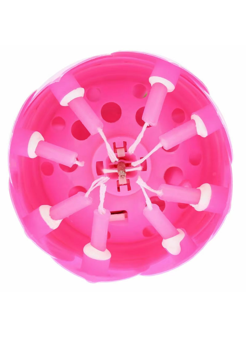 Musical Flower Rotating Birthday Candle – Ideal for Birthday Cake Decoration | Rotating & Musical Fun