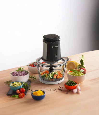 Nutricook NC-CH2000 Choppi XXL 2L - 2 Bowls (SS & Glass)